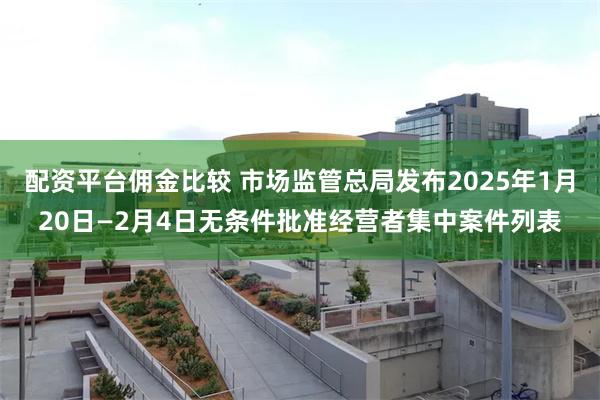 配资平台佣金比较 市场监管总局发布2025年1月20日—2月4日无条件批准经营者集中案件列表